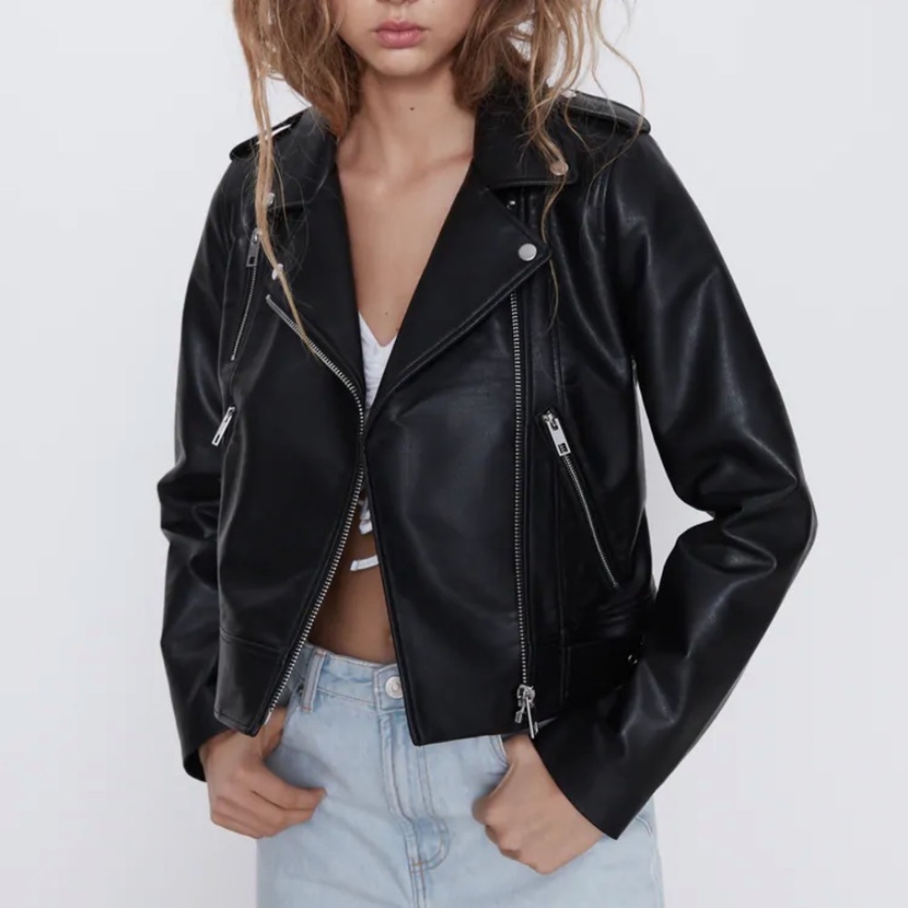 Zara Faux Leather Jacket